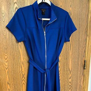 Kate and Lily FULL Zipper Dress Size 12 Royal Blue